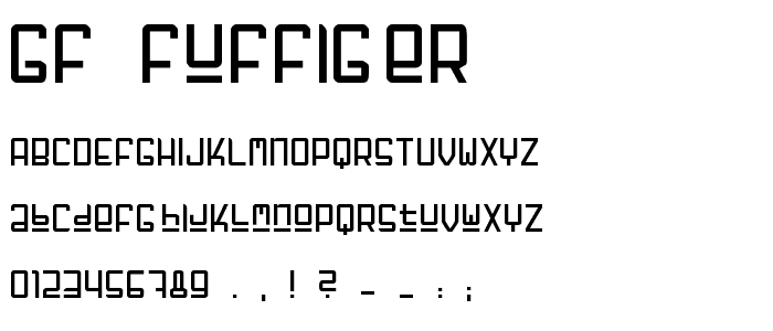 GF Fuffiger font